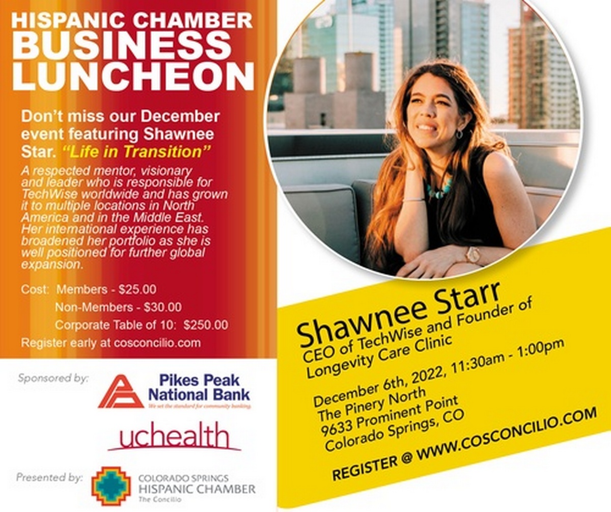 Hispanic Chamber Business Luncheon Dec 6 2022 Colorado Springs 